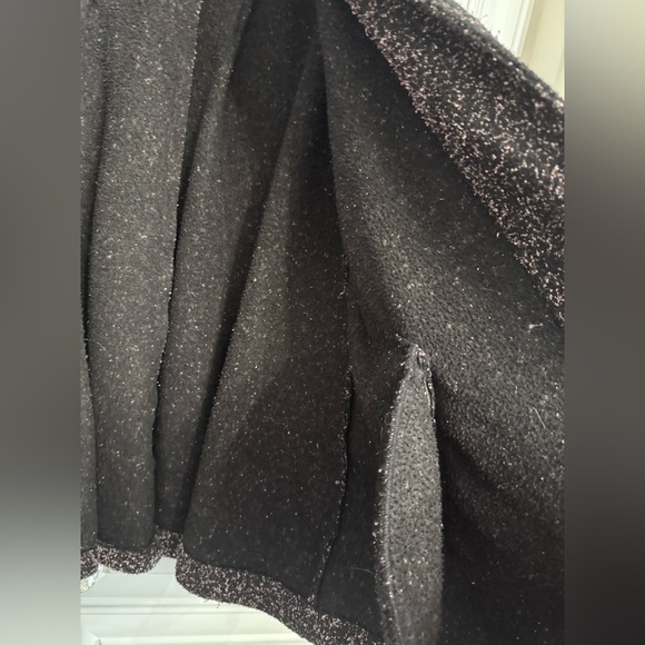 Vintage Andy Johns Women’s Size Medium Unlined Polar Fleece Jacket Black W/Pink - Picture 11 of 13